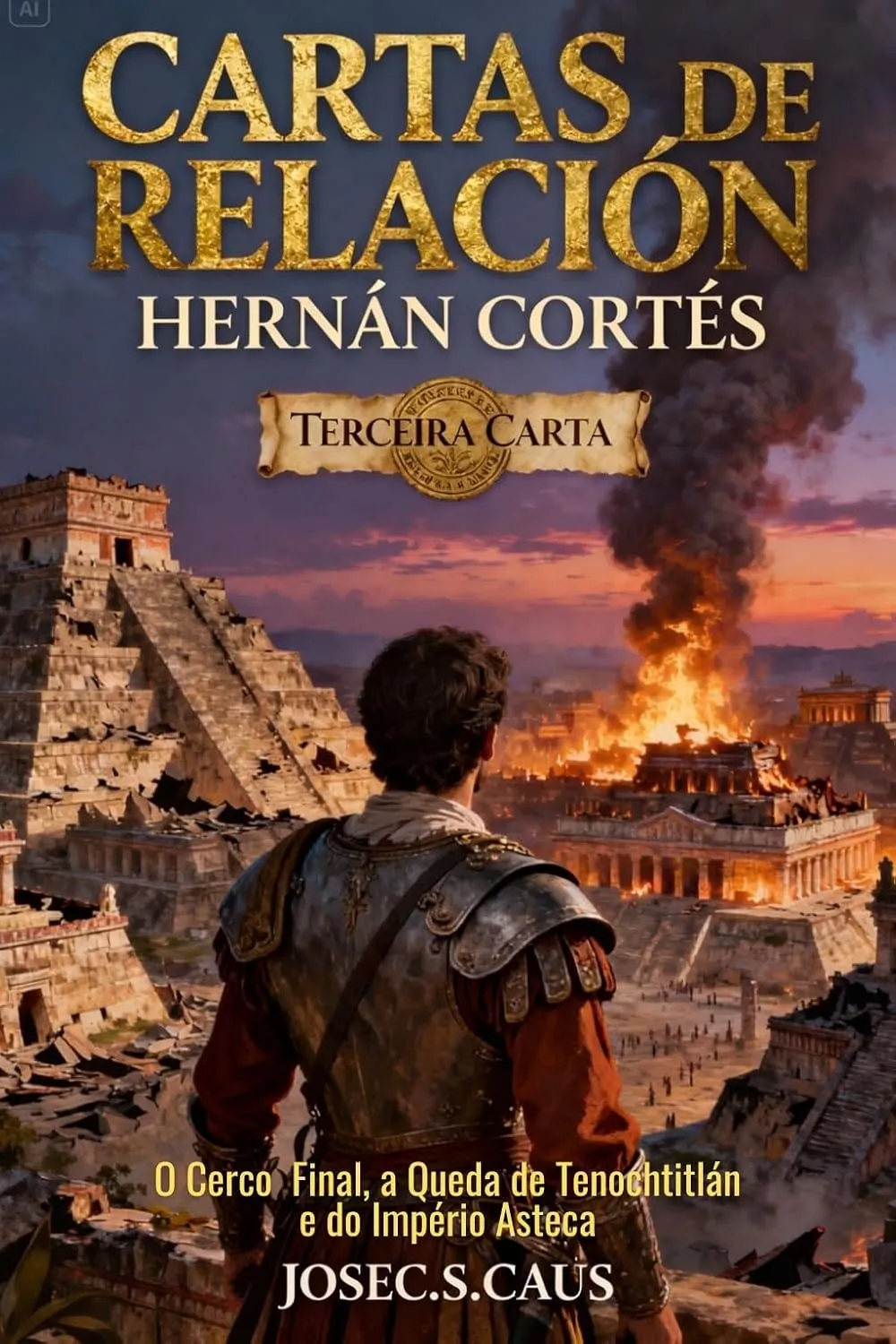 Capa do livro Cartas de Relación: Terceira Carta